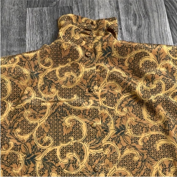 Jac Dale Women Brown Long Sleeve Blouse - Picture 11 of 16